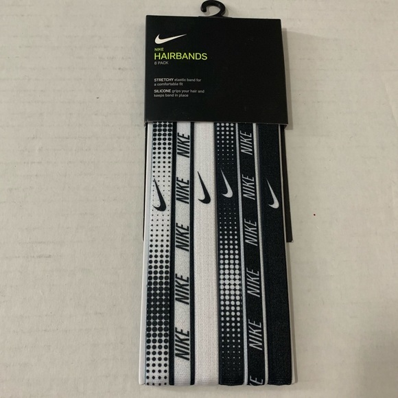 Nike Accessories - NEW 6 pack NIKE headbands black white